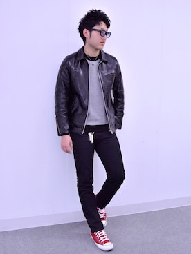 Rさん（メンズ・178cm）の冬コーディネート