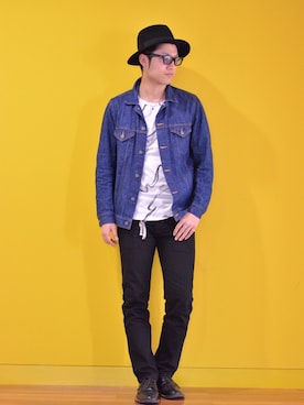 Rさん（メンズ・178cm）の冬コーディネート