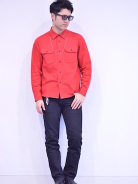 Rさん（メンズ・178cm）の冬コーディネート