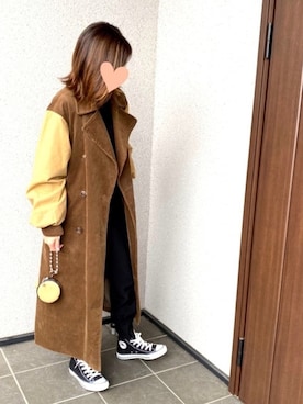 「アイテム（キーケース/キーアクセサリー）」を使った、haruさん（レディース・159cm）の冬コーディネート