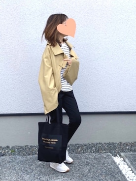 「BEATRICE（ベアトリス）のアイテム」を使った、haruさん（レディース・159cm）の春コーディネート