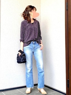 「GOUT COMMUN（グーコミューン）のアイテム」を使った、haruさん（レディース・159cm）の春コーディネート