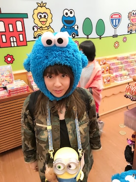 「wearhalloween2017」｜「アイテム（ミリタリージャケット）」を使った、もに(･(ｪ)･`｡)♡さん（レディース・156cm）の秋コーディネート