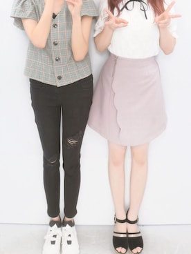 むちゃんʕ•̫͡•ʔさん（レディース・156cm）の秋コーディネート