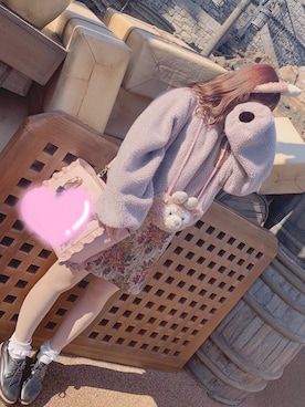 「SVEC（シュベック）のアイテム（その他シューズ）」を使った、むちゃんʕ•̫͡•ʔさん（レディース・156cm）の冬コーディネート
