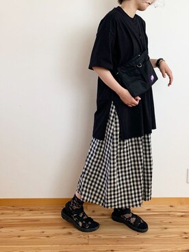 コットンオーバーサイズチュニック の人気ファッションコーディネート Wear