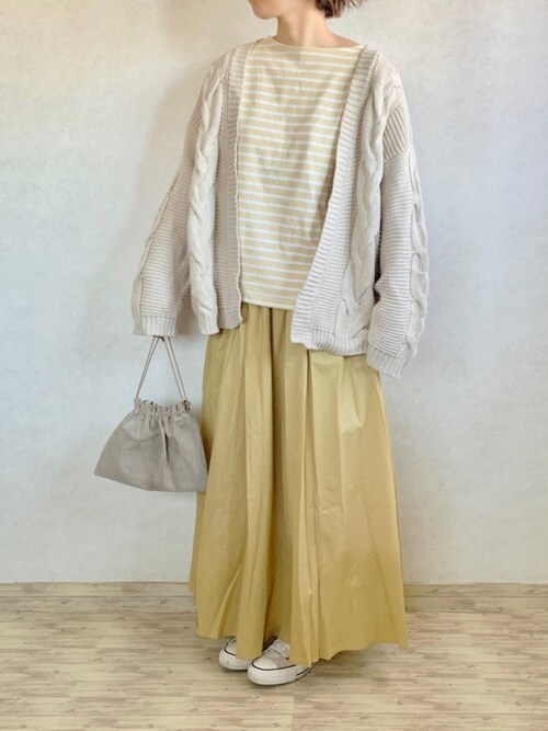 にこ しまむらのカーディガンを使ったコーディネート Wear