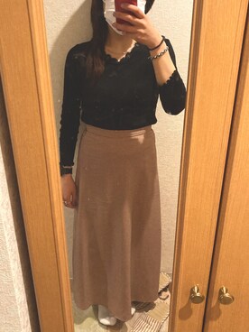 「骨格診断ストレート」｜「アイテム（その他）」を使った、つよめガンダム骨しさん（レディース・160cm）の春コーディネート