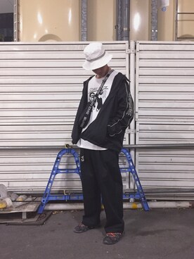 「sonic youth（ソニックユース）のアイテム」を使った、KOHEIさん（メンズ・180cm）の春コーディネート