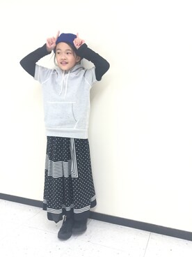 「節分」｜「アイテム（その他）」を使った、あやねこさん（キッズ・132cm）の冬コーディネート