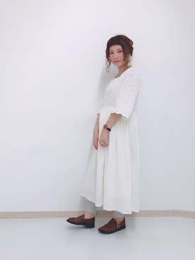 「クリスプ」｜「アイテム（腕時計）」を使った、asukaさん（レディース・157cm）の春コーディネート