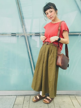 asukaさん（レディース・157cm）の夏コーディネート