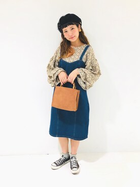 「CONVERSE（コンバース）のconverse（コンバース） ALL STAR OX（オールスターOX）（スニーカー）」を使った、asukaさん（レディース・157cm）の秋コーディネート