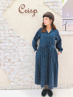「クリスプ」｜「アイテム（その他シューズ）」を使った、asukaさん（レディース・157cm）の冬コーディネート