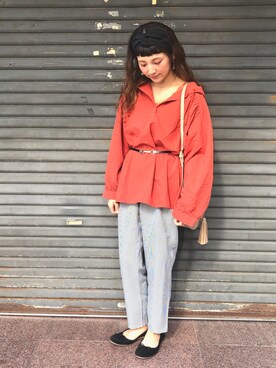 「クリスプ」｜「アイテム（その他シューズ）」を使った、asukaさん（レディース・157cm）の冬コーディネート