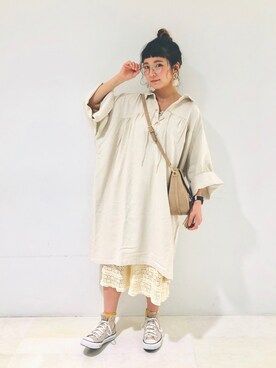 「レイヤードstyle」｜asukaさん（レディース・157cm）の冬コーディネート