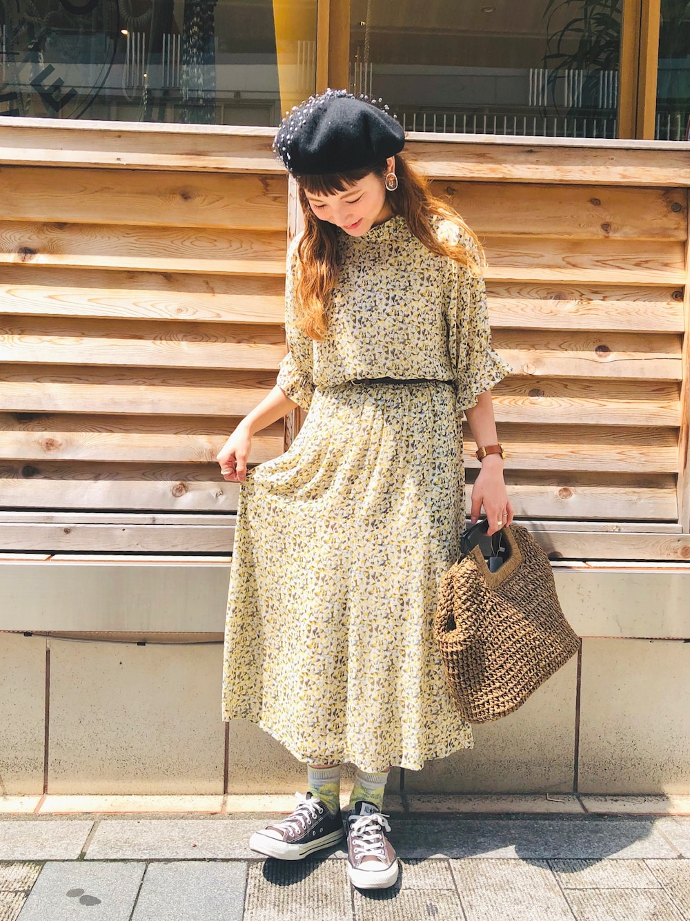 春夏にぴったり花柄セットアップ✨シンプルで魅力的な女子会・パーティーコーデ 春の花柄セットアップが使える🌼」Crisp（Crisp Official）の