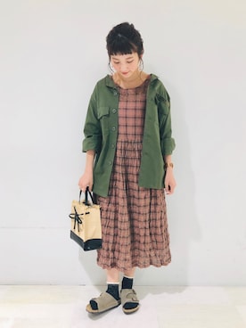 asukaさん（レディース・157cm）の春コーディネート