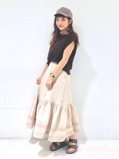 asuka使用「Crisp（グレースフルティアードスカート）」的時尚穿搭