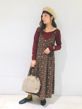 「クリスプ」｜「アイテム（その他シューズ）」を使った、asukaさん（レディース・157cm）の秋コーディネート