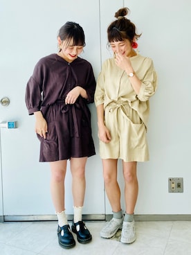 asukaさん（レディース・157cm）の春コーディネート