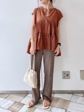 asukaさん（レディース・157cm）の夏コーディネート