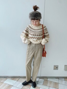 「クリスプ」｜「アイテム（その他シューズ）」を使った、asukaさん（レディース・157cm）の秋コーディネート