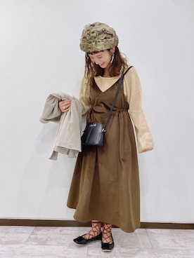「クリスプ」｜「アイテム（パンプス）」を使った、asukaさん（レディース・157cm）の秋コーディネート