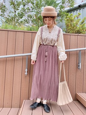 「クリスプ」｜「アイテム（その他シューズ）」を使った、asukaさん（レディース・157cm）の冬コーディネート