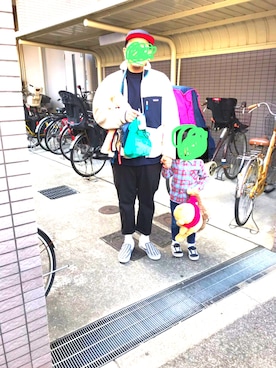 「MAISON KITSUNE」｜「アイテム（その他アウター）」を使った、$taka$さん（メンズ・173cm）の冬コーディネート