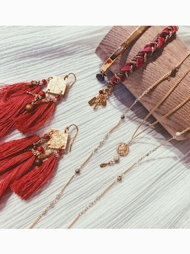 「ゴールドアクセ」｜chanluu_omotesandoさん（レディース・163cm）の春コーディネート