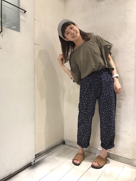 mikiさん（レディース・161cm）の夏コーディネート