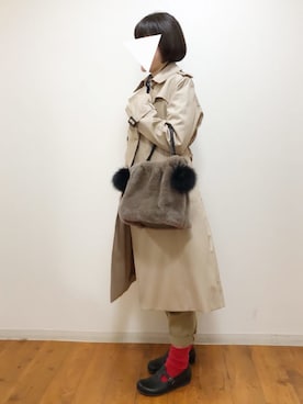 「sankyo shokai（サンキョウショウカイ）のアイテム」を使った、三京商会～over40さん（レディース・157cm）の秋コーディネート