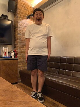 「イージー軍団」｜イージー蓮見(小前澤友作)さん（メンズ・168cm）の春コーディネート