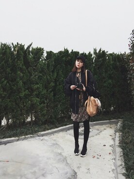「ZARA」｜嘉嘉さん（レディース・167cm）の春コーディネート
