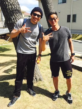 「トレーニング」｜「アイテム（アナログ腕時計）」を使った、kensodasportsさん（メンズ・181cm）の春コーディネート