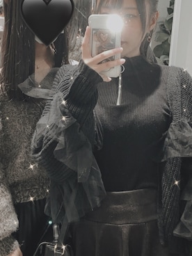 「nougatine（ヌガティーヌ）のアイテム（ジャケット/アウター）」を使った、み👼🏻☁️さん（レディース・154cm）の秋コーディネート