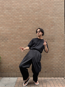 「LEMAIRE（ルメール）のアイテム（パンツ）」を使った、GARDEN  takumiさん（メンズ・167cm）の春コーディネート