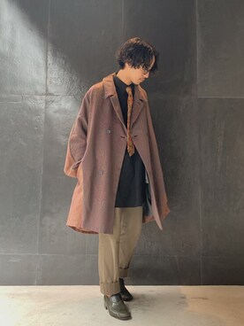 「SHINYAKOZUKA（シンヤコヅカ）のアイテム（ジャケット/アウター）」を使った、GARDEN  takumiさん（メンズ・167cm）の秋コーディネート