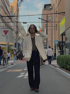 「POLYPLOID（ポリプロイド）のアイテム（ジャケット/アウター）」を使った、GARDEN  takumiさん（メンズ・167cm）の秋コーディネート