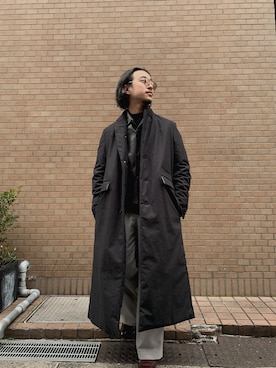 「SUNSEA（サンシー）のアイテム（ジャケット/アウター）」を使った、GARDEN  takumiさん（メンズ・167cm）の冬コーディネート