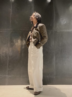 「LEMAIRE（ルメール）のアイテム」を使った、GARDEN  takumiさん（メンズ・167cm）の冬コーディネート