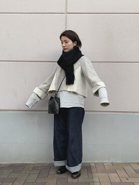 「レディース」｜「アイテム（スウェット）」を使った、GARDEN  takumiさん（メンズ・167cm）の春コーディネート