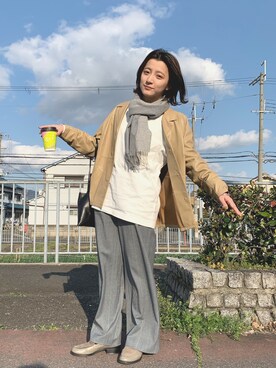 「HERNO（ヘルノ）のアイテム」を使った、GARDEN  takumiさん（メンズ・167cm）の春コーディネート