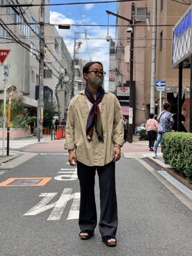 「CLAMP（クランプ）のアイテム」を使った、GARDEN  takumiさん（メンズ・167cm）の秋コーディネート
