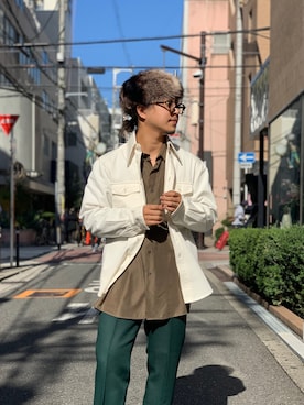 「LEMAIRE（ルメール）のアイテム」を使った、GARDEN  takumiさん（メンズ・167cm）の秋コーディネート