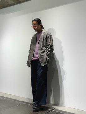 「VERYNERD（ベリーナード）のアイテム」を使った、GARDEN  takumiさん（メンズ・167cm）の冬コーディネート