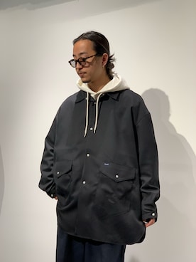 「SHINYAKOZUKA（シンヤコヅカ）のアイテム（ジャケット/アウター）」を使った、GARDEN  takumiさん（メンズ・167cm）の冬コーディネート