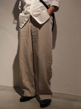 「sunsea」｜「アイテム（スリッポン）」を使った、GARDEN  takumiさん（メンズ・167cm）の春コーディネート