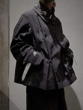 「KIKO KOSTADINOV（キコ コスタディノフ）のアイテム（ジャケット/アウター）」を使った、GARDEN  takumiさん（メンズ・167cm）の秋コーディネート